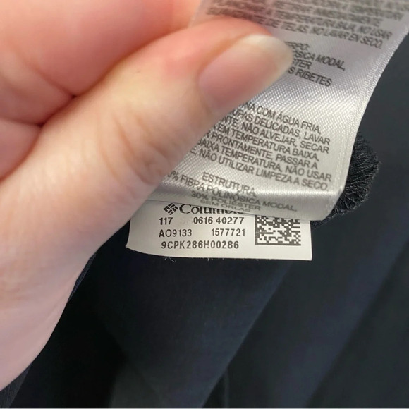 Columbia Men's Mossy Trail Short Sleeved Shirt - Black Size M - Picture 4 of 8